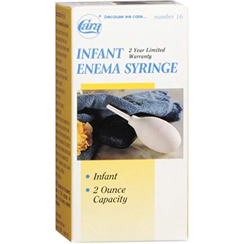 RECTAL SYRINGE INFANT CARA 16 Size: 2 OZ