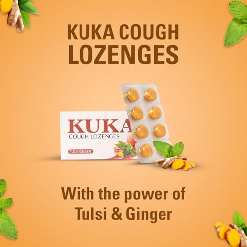 Multani Kuka Cough Combo| Kuka Cough Syrup 100 ML & Kuka Lozenges 8*6 ( 48 Lozenges ) | Get Ayurvedic Relief from Throat Irritation and Other Throat Problems | Useful in Dry Cough | Goodness Of Ayurvedic Ingredients