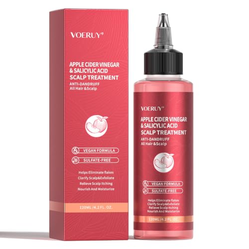 Image of Scalp Treatment with Apple Cider Vinegar & Salicylic Acid, Refreshing Scalp