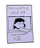  pretty.lovable.mishmash Lucy Van Pelt Peanuts Pin, Lucie Snoopy, Snoopy Dog Emaille Anstecknadel Pin Brosche