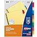 Avery Big Tab Insertable Dividers, Buff Paper, 8 Multicolor Tabs, 1 Set (11111)