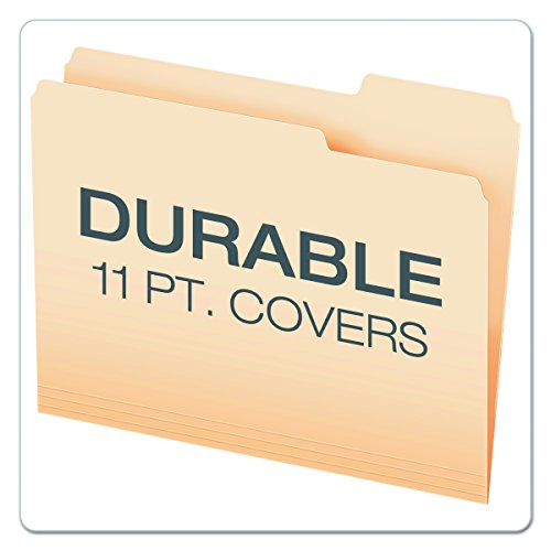 Pendaflex File Folders, Letter Size, Manila, 1/3 Cut, 100/Bx (752 1/3-3) #TOP5