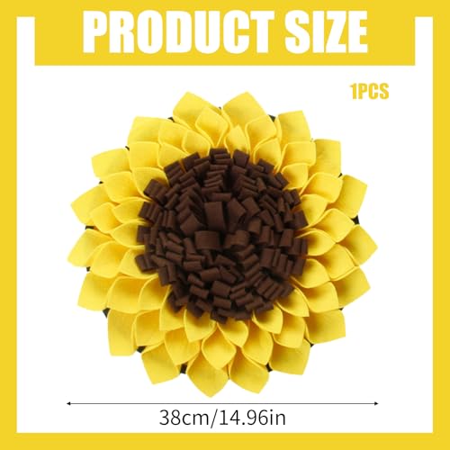 Schnüffelmatte für Hunde Futter Schnüffeln Fütterung Matte Haustier Schnüffelmatte Waschbar Welpe Langsam Füttern Training Matte für Langeweile und Stressabbau Ermutigt Hunde Langsam Fressen (A, M)