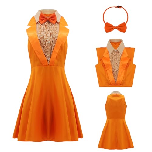 Bvxmsel Dumb Blue Dumber Orange Costume Dress