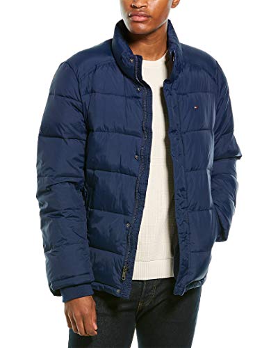 Tommy Hilfiger Mens Ultra Loft Quilted Jacket, XL, Blue