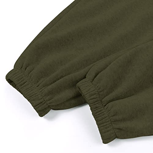 Heavkin Womens Loose Printed Slacks Pleated Elastic Waist Casual Trousers Sweat Pants Comfortable Casual Pants For Maternity #TOP2