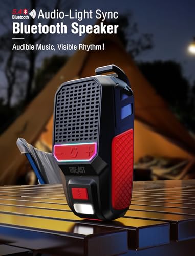 Haut-parleur sans fil portable étanche avec micro intégré enceinte bluetooth extérieure