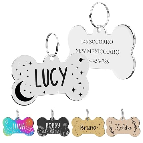 Custom Stainless Steel Dog Tag – Bone Shape Pet ID