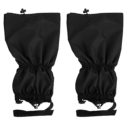 Jwthee 1 Pair Waterproof Leg Gaiters for Hiking, Leg Guards Protectors for Weed Eating, Boot Gators for Hunting Snow Camping Mountaineering