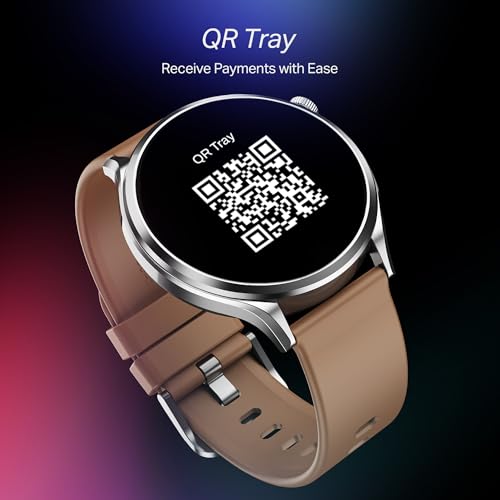 Image of boAt Lunar Discovery Pro, 1.39 inch Display, Premium Metal Build, Round Dial, Emergency SOS, Functional Crown, Multiple Sports Modes, HR,SpO2 & Sleep Tracking, Smart Watch for Men & Women (Cocoa Brown)