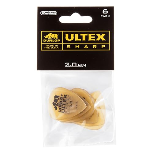 Ultex Sharp Player 2,00 mm Plektren, 6 Stück