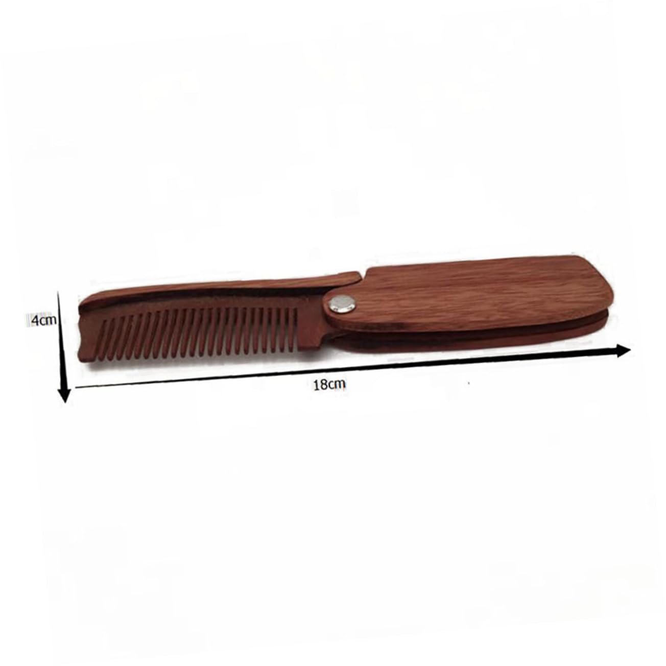 Mikinona Beard Comb and Brush Travel Set Men's Fine Hair Brush Wooden Comb for Men Anti-static