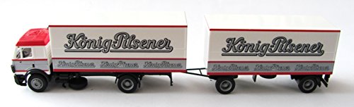 Preisvergleich Produktbild König Pilsener Herpa MB - Hängerzug