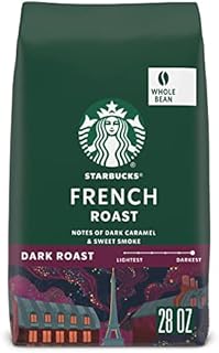 Starbucks Dark Roast Whole Bean Coffee — French — 100% Arabica — 1 bag (28 oz)