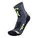 Produktbild UYN HERREN MOUNTAINBIKESOCKEN, Anthracite/Yellow Fluo, 45/47