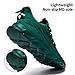 XKOWUO Women Running Shoes Mens Walking Tennis Sport Shoes Women's Gym Sneakers Lightweight Breathable Non Slip Fashion Workout Shoe for Mens Casual Jogging Mesh Sneaker Dark Green Size US 6
