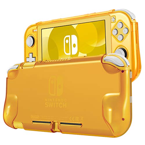 TNP Coque de Protection Rigide pour Nintendo Switch Lite, Étui Nintendo Switch Lite (Jaune) légère, Bien Protection Anti-Rayures et Chocs,2 Pièces Accessoires pour Nintendo Switch Lite