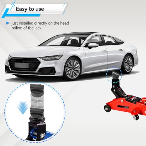 Image of Car Jack Pad Rubber Floor Adapter Stand Lift Point Jacking Trolley Pucks Block Pinch Weld Frame Rail for Audi A6 Quattro A7 R8 RS6 RS7 S6 S7 TT
