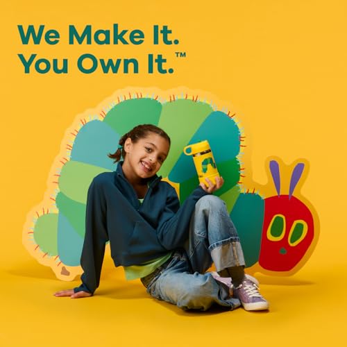 Image of Hydro Flask Kids Water Bottle for School - Stainless Steel and Insulated with Straw Cap - 12 Oz World of Eric Carle Caterpillar Yellow