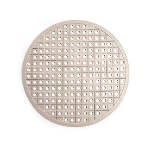 SalvaPlatos Para Fregadero 32cm / Alfombrilla Redonda Para Fregadero/SalvaPlatos Redondo (Pack 2) (marrón claro) Cover