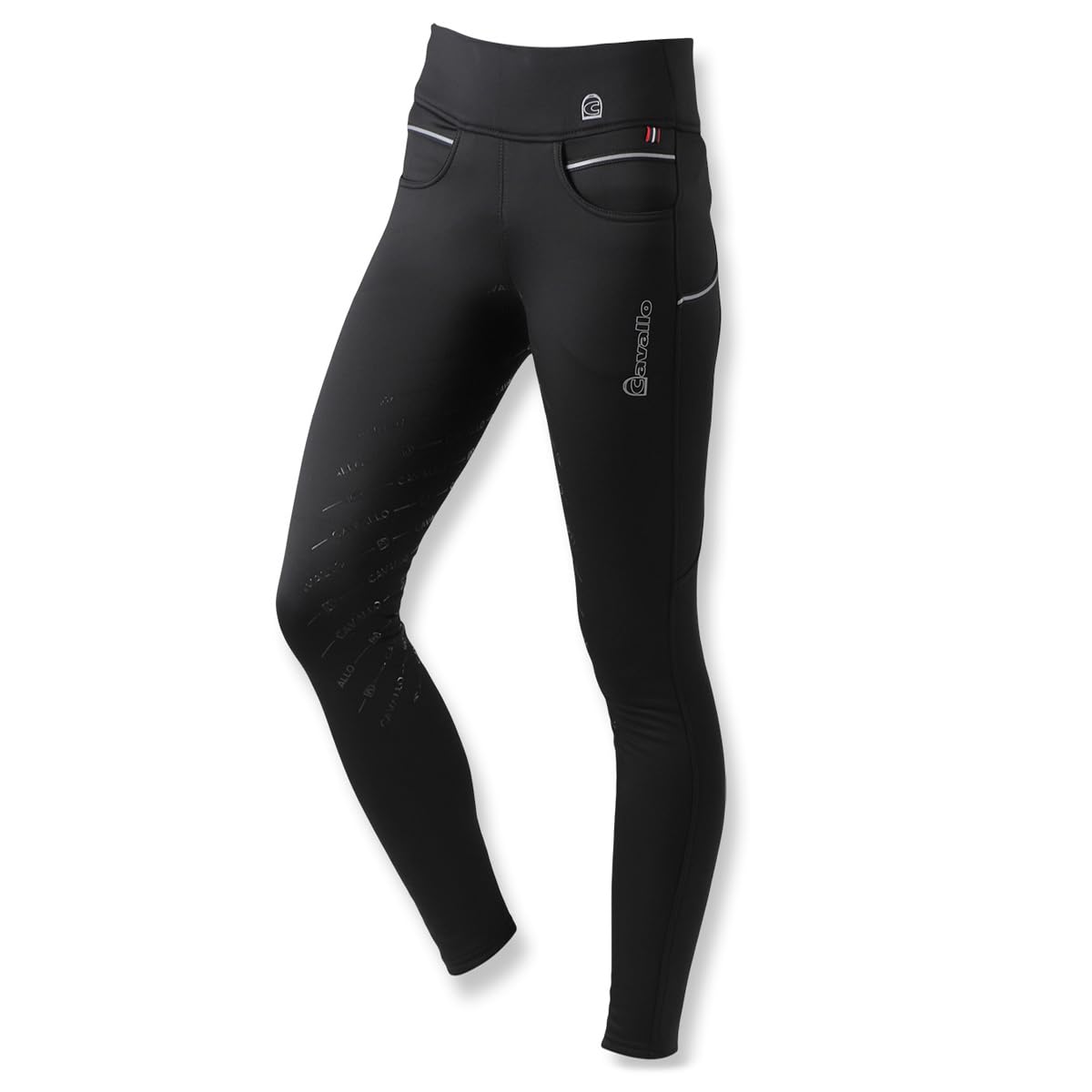 Cavallo Liz Grip RL Damen Reithose Winter Reitleggings schwarz HW 2022