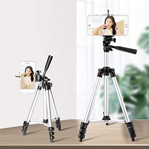 QIAOLI Videokamera-Stativ, leichtes Handy-Stativ, tragbares Handy-Kamerastativ mit Universal-Handyclip/Bluetooth… – Bild 8