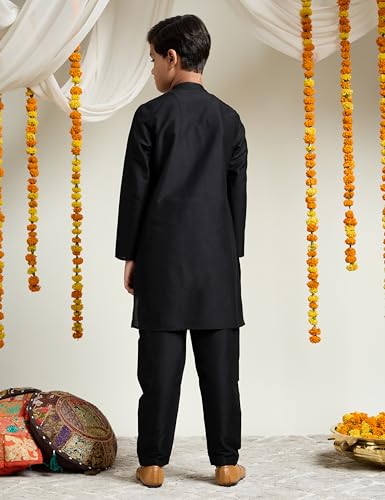 Image of Amazon Brand - Symbol Boy's Festive Embellished Kurta Pajama Set
