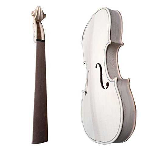 Zimo Make Your Own Violin Full Size 4/4 Natural Acoustic Violin DIY Kit - Thumbnail 3