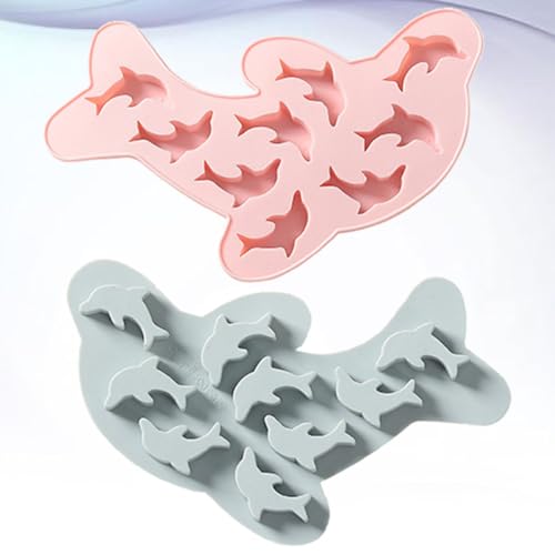 Molde de silicona para hielo y chocolate SEWACC 2 piezas miniatura 5