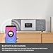 LEMEGA MSY3 Internet Radios for Home with WiFi,FM Radio Tuner,Spotify Connect,Bluetooth Speaker,Stereo Sound,Alarms Clock,40 Pre-Sets,Full Remote and App Control,Wooden Box-Walnut Finish