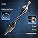 ODM Front Left CV Axle Shaft Fit For Mazda 12-15 Mazda5 2.5L, 06-10 Mazda5 2.3L L4, 06-13 Mazda3 2.0L, 07-13 Mazda3 2.3L, 09-13 Mazda3 Sport 2.0L, 10-13 Mazda3 Sport 2.5L, 668175 CV Axle