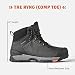 BRUNT Ryng (Comp Toe) - Men’s Size 9.5, Black - 6" Lightweight Waterproof Composite Toe Work Boot - EH Rated - Slip + Oil Resistant - Heat-Resistant Sole - Breathable, Flexible Fit - Adjustable