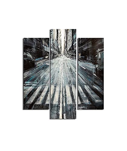Triptyque mural Homemania New York déco multicolore en MDF pour chambre