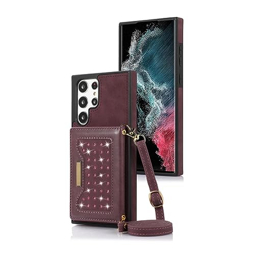 Coque en cuir Samsung S22 Plus et A52S style5 étui portefeuille 5G