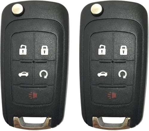 Coque de clé de remplacement pour Chevrolet Camaro Cruze Malibu Equinox de 2010 à 2017