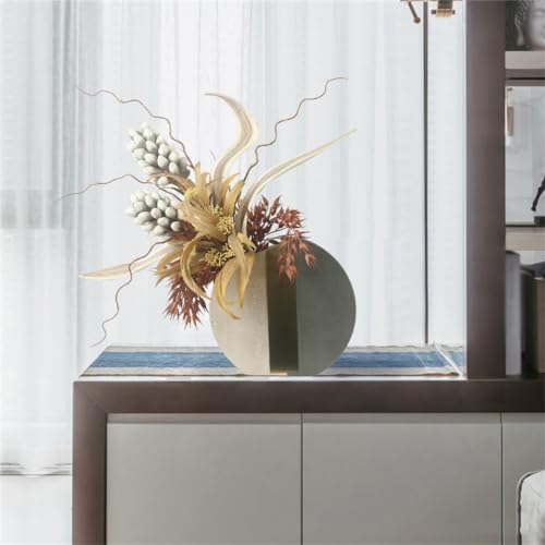Arreglo floral decorativo de flor inmortal seca miniatura 1