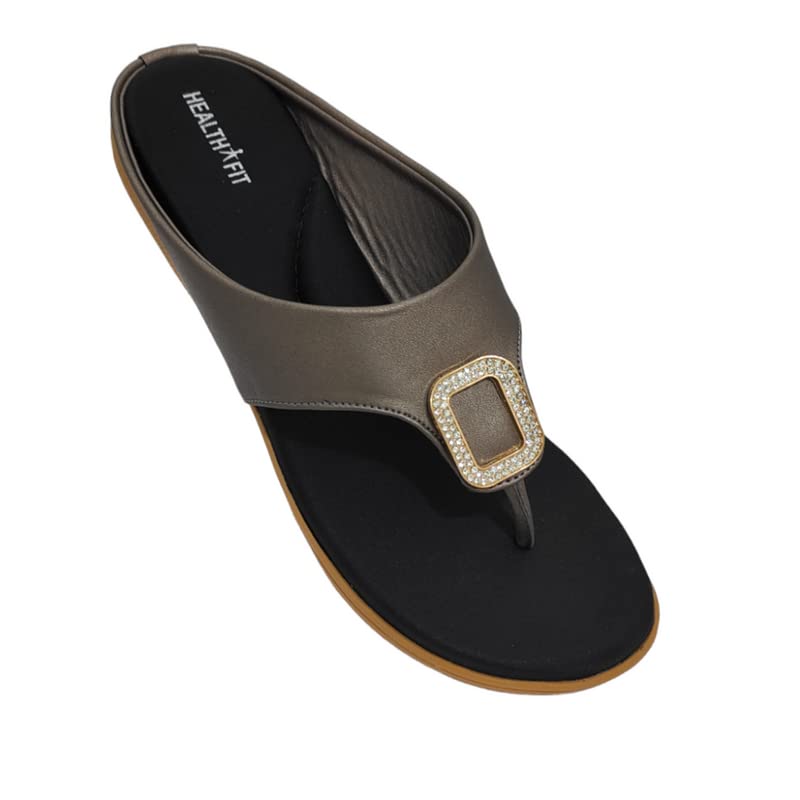 Image of HEALTH FIT Extra Soft Ortho Care Diabetic & Orthopedic Slippers /Doctor Chappal & stylish for Girl's /Women Footwear