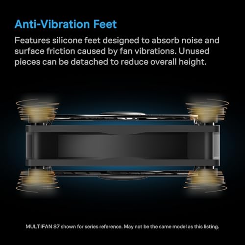 Image of AC Infinity MULTIFAN S3 Quiet 120mm USB Fan for Receiver DVR Playstation Xbox Computer Cabinet Cooling