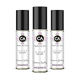 CA Perfume Impression of G. Botanika Heart For Women Replica Fragrance Body Oil Dupes Alcohol-Free Essential Aromatherapy Sample Travel Size Concentrated Long Lasting Attar Roll-On 0.3 Fl Oz-X3