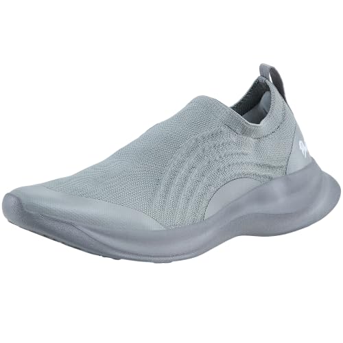 Image of Neeman's Curve Knit Slip On Shoes for Men | Casual Slip On Shoes | Lightweight Walking Shoes | Breathable Knit Upper | Comfortable Cushioned Shoes | Stretch Fit | EVA Sole with Grip
