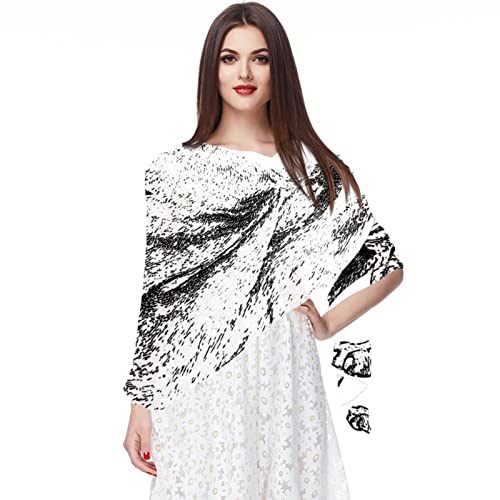 Écharpe en pashmina multicolore avec cœur doré accessoire d'hiver pour femme
