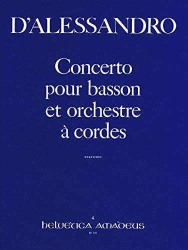 DE ALESSANDRO R. - Concierto Op.75 para Fagot y Orquesta (Partitura)