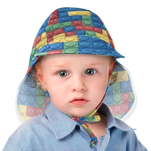 Toddlers Sun Hat Baby Boys' Hat Baby Girls UPF 50 Neck Flap Travel Essentials2