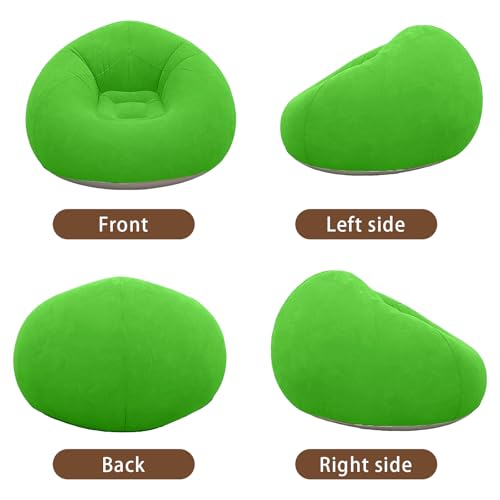 Canapé gonflable pour salon et balcon, bean bag fauteuil gonflable léger - 7
