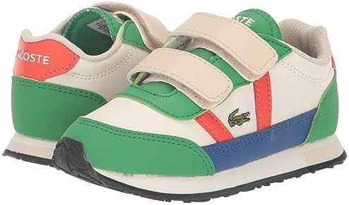 Lacoste Kids 46SUI0001 Sneaker, GRN/DK BLU, 9 US Unisex Toddler | Image 6