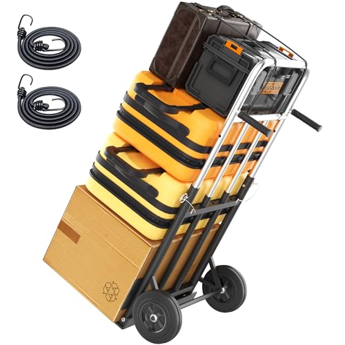 Carretilla plegable para carga hasta 600 lb con ruedas