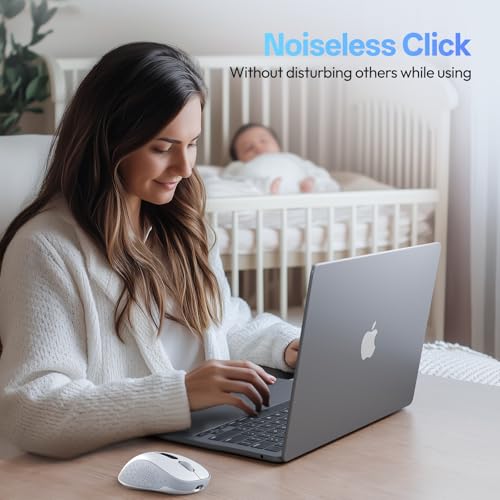Image of XBG B15Pro Tri-Mode Wireless Bluetooth Mouse with LED Display for Laptop
