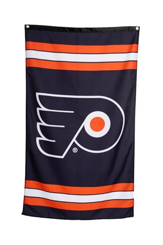 Calhoun NHL Officially Licensed Indoor Team Logo Wall Banner - Philadelphia Flyers (30 by 50)