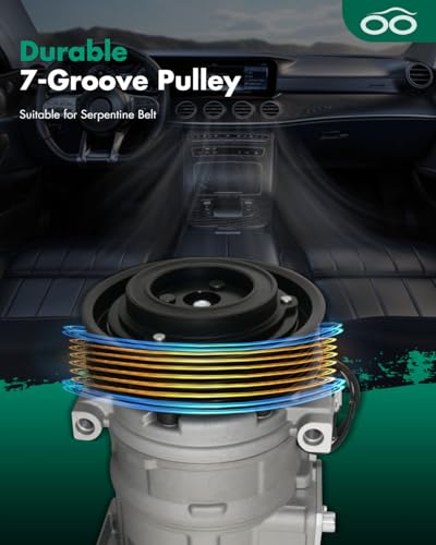 Image of SCITOO AC Compressor fit for Jeep Grand Cherokee 4.0L 1993-1998 | Fast Cooling, Ultra Low Noise (≤72 dB)Air Conditioner Compressor with Clutch, Easy Installation, 58390 56006551 55036096