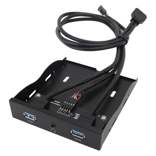 Panel de disquete USB A y audio HD con concentrador de 19 pines para constructores de PC 5